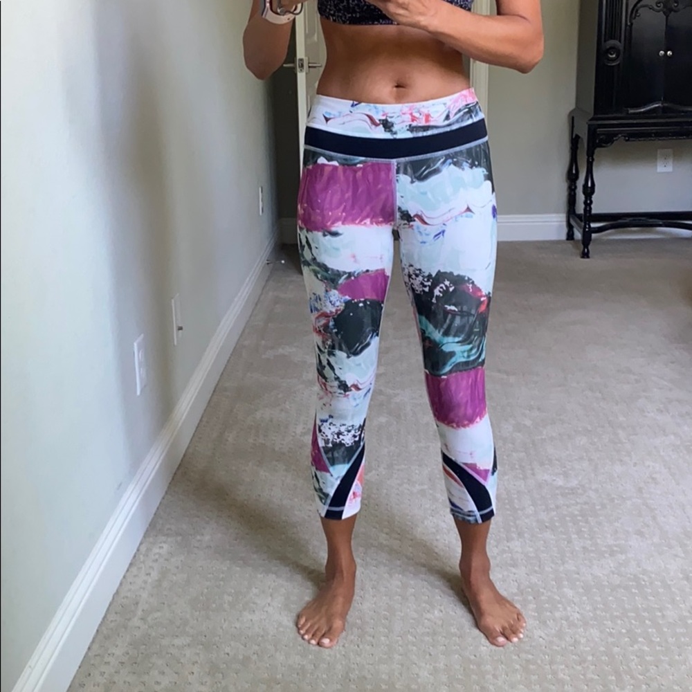 Lululemon Multi colored cropped leggings